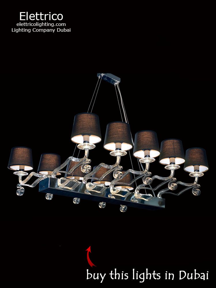 Order Modern Chandelier Ofelia In Dubai Elettrico Lighting Ofelia Square Er For A Living Room With Shade